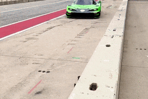 Green Hornet Race Car GIF