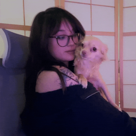 Staring Cute Girl GIF