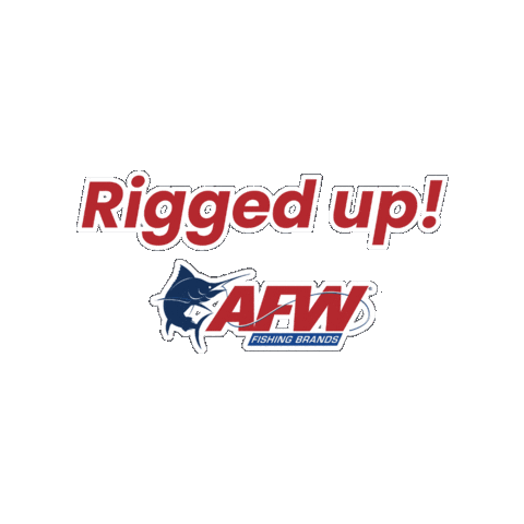 Fishing Tackle Fish Sticker by AFW Fishing Brands