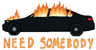 Car On Fire Sticker by PnB Rock