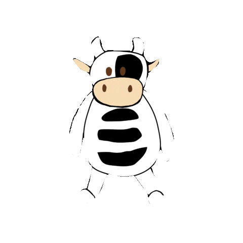 Cow Moo Sticker by Sleepytot