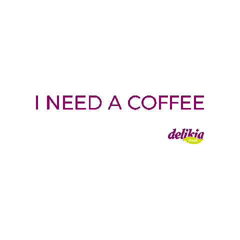 Coffee Necesito Sticker by Delikia