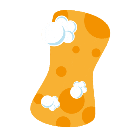 Sponge Cleaner Sticker by Mellerud