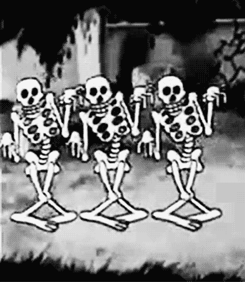 warner bros skeletons GIF by hoppip