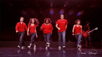 Glee Performance GIF by Disney+