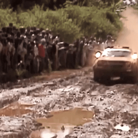 Driving On My Way GIF by FIA World Rally Championship