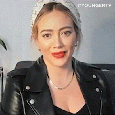 Happy Hilary Duff GIF by YoungerTV