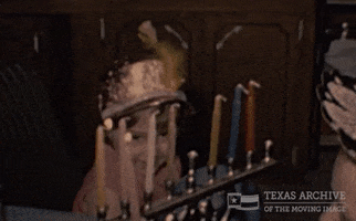 Celebrate Challah Bread GIF by Texas Archive of the Moving Image