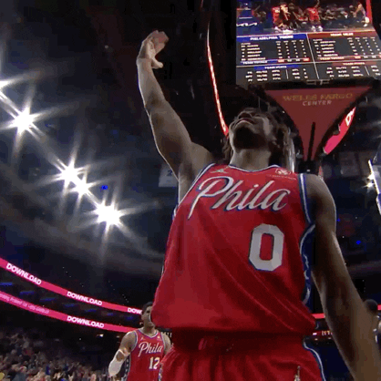Celebration Get Hyped GIF by Philadelphia 76ers