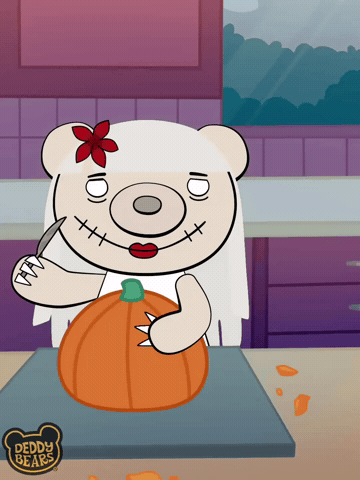 Pumpkin Patch Halloween GIF by DeddyBears