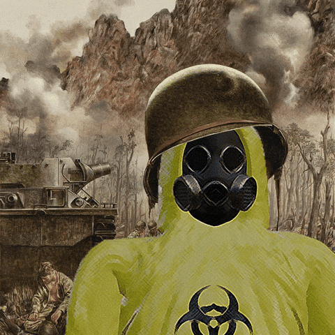 1000 Yard Stare GIF