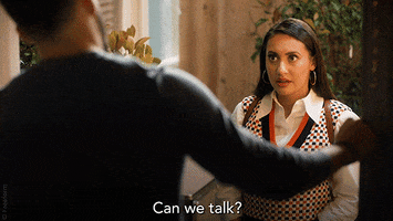 Serious Talk To Me GIF by grown-ish