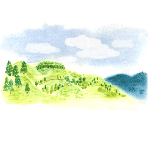 Illustration Mountains GIF