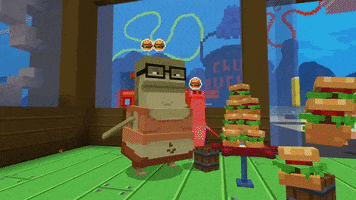 Video Game Spongebob GIF by Minecraft