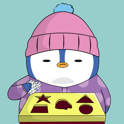 Puzzle Solve GIF by Pudgy Penguins