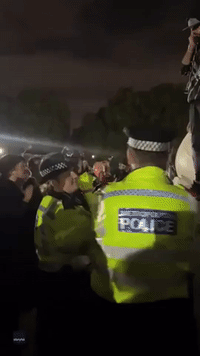 'Come Down Before You Get Nicked': Police Plead With People on Buckingham Palace Memorial