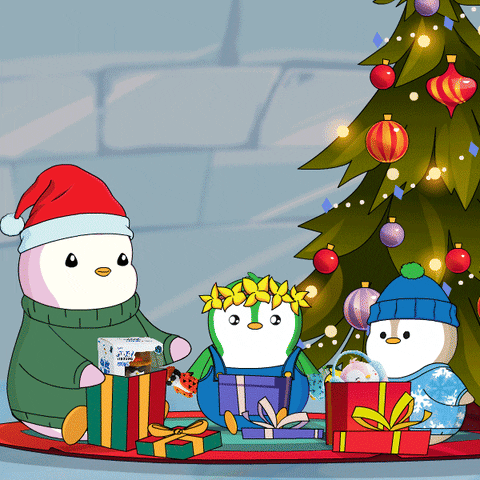 Christmas Tree GIF by Pudgy Penguins