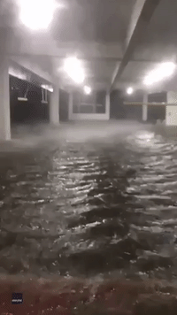 'Insane' Hurricane Zeta Floods Hard Rock Casino Parking Garage in Biloxi, Mississippi