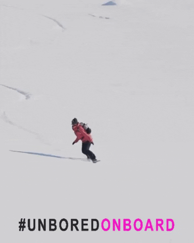 Girl Snowboarding GIF by Eivy - Unbored Onboard