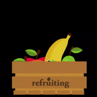 apple banana GIF by refruiting