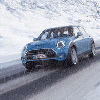 Snow Driving GIF by MINI Deutschland