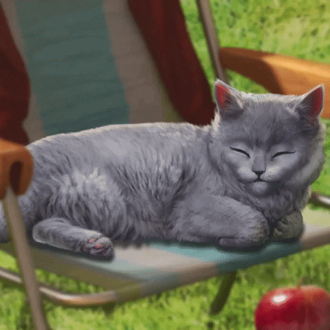 Cat Dreaming GIF by G5 games