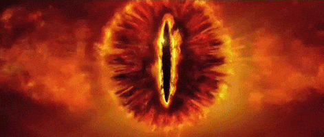 Eye Of Sauron cat GIF