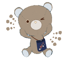 Bear Teddy Sticker by KyotoDenim
