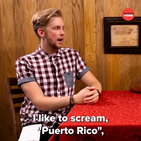 Puerto Rico Scream GIF by BuzzFeed