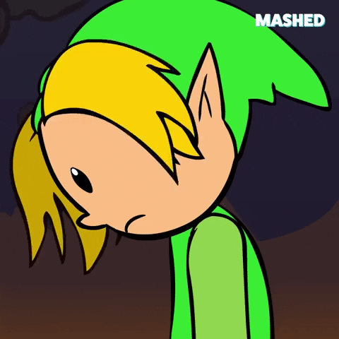 Sad The Legend Of Zelda GIF by Mashed