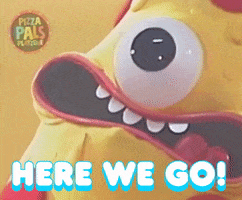 Here We Go Monster GIF by PIZZA PALS PLAYZONE