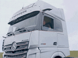 daimlertrucks driving ride truck driver GIF