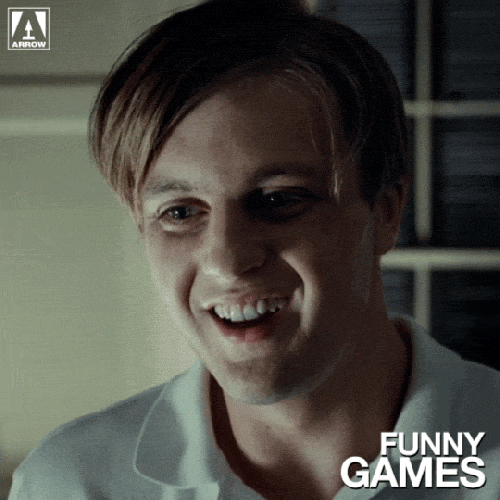 Funny Games Reaction GIF by Arrow Video