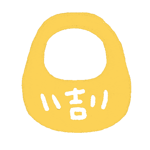 Daruma Sticker by Wunawoosa