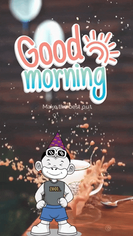 Good Morning GIF by Zhot