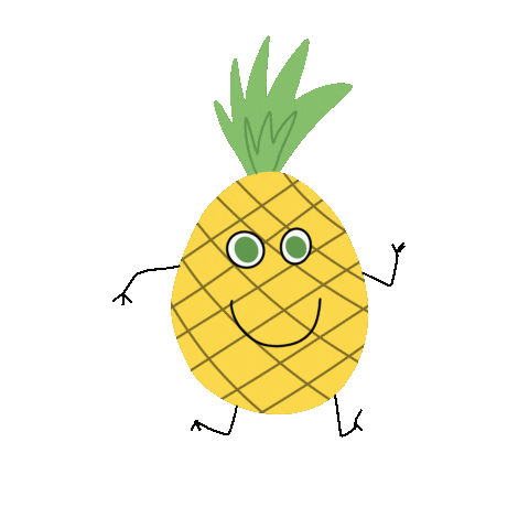 Pineapple Amarillo Sticker by La Watson
