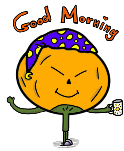 Happy Good Morning Sticker by Orandot
