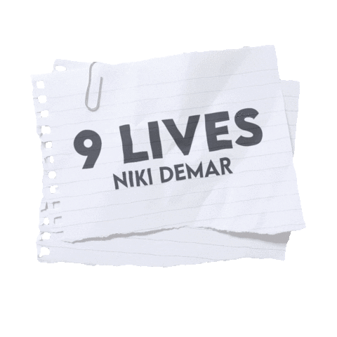 9 Lives Sticker by Niki Demar