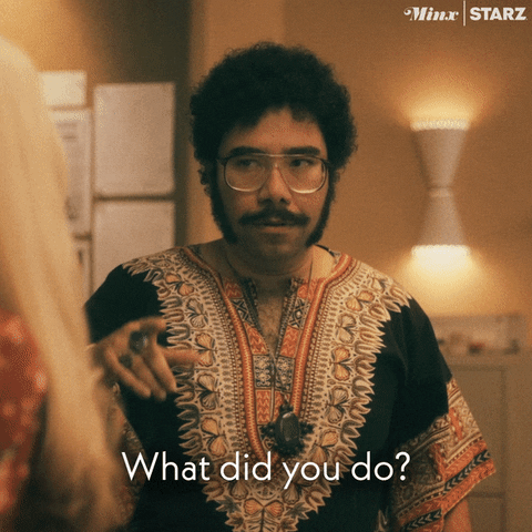 Suspicious What Did You Do GIF by STARZ