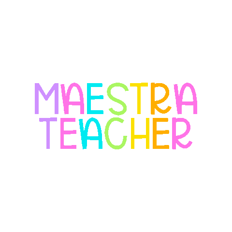 Teacher Maestra Sticker by Biliteracy Now