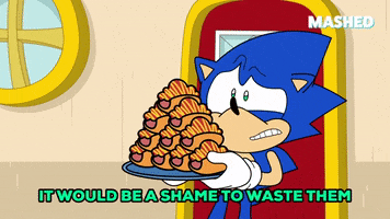 Hungry Sonic The Hedgehog GIF by Mashed