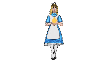 Explode Alice In Wonderland Sticker