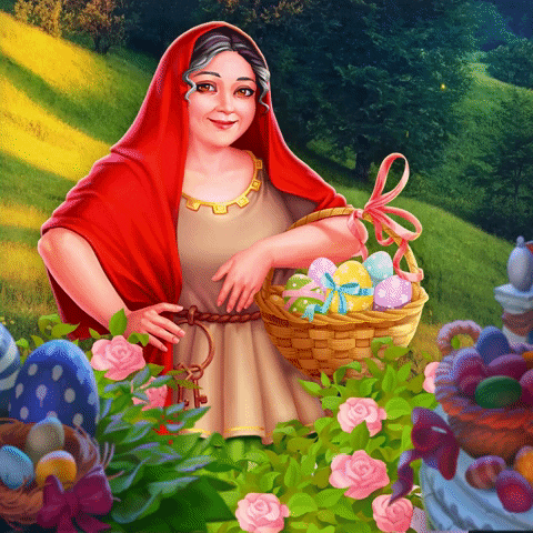 Easter Eggs Woman GIF by G5 games