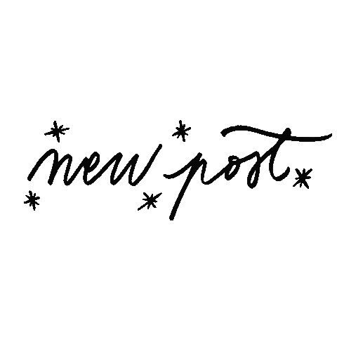 New Post Words Sticker