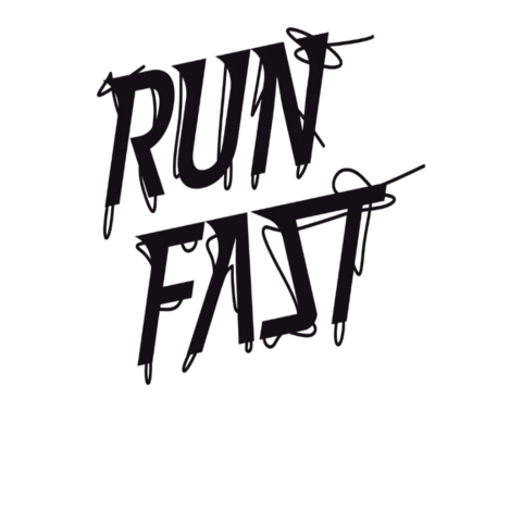 Run Fast Sticker