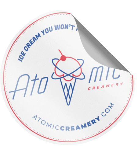 Atomic Creamery Sticker