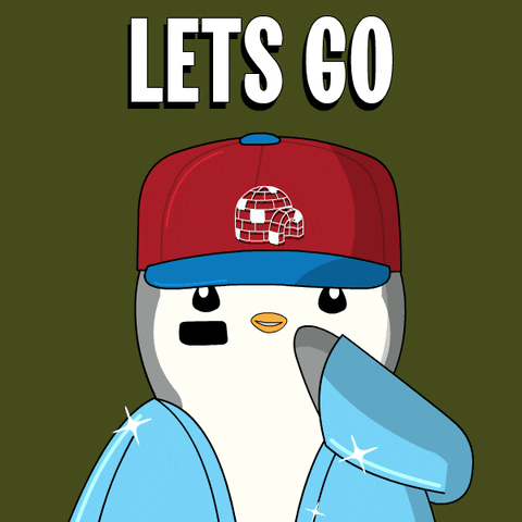 Lets Go GIF by Pudgy Penguins
