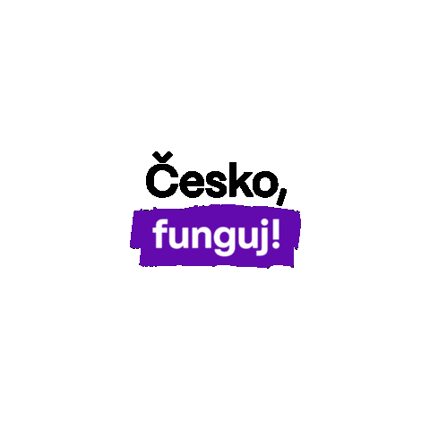 Česko, funguj! Sticker