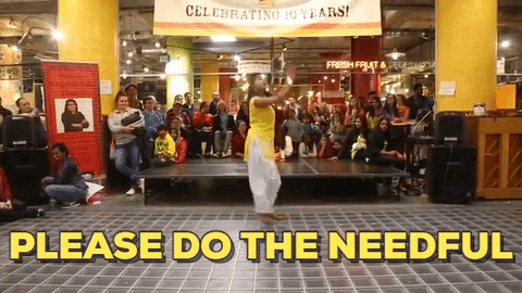 Bollywood Dance Scene bollywood please come on do it GIF