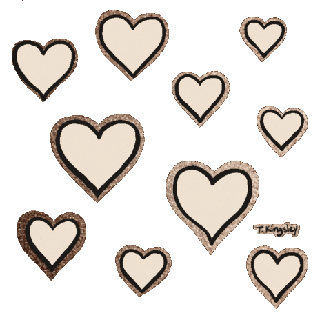 Valentines Day Hearts Sticker